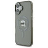 Karl Lagerfeld IML Metal Karl Head MagSafe - Etui iPhone 16 (czarny) (KLHMP16SHLSKIK)