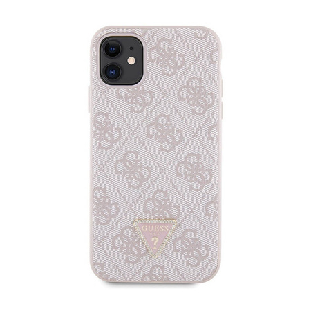 Guess Crossbody 4G Metal Logo - Etui iPhone 11 (różowy) (GUHCN61P4TDSCPP)