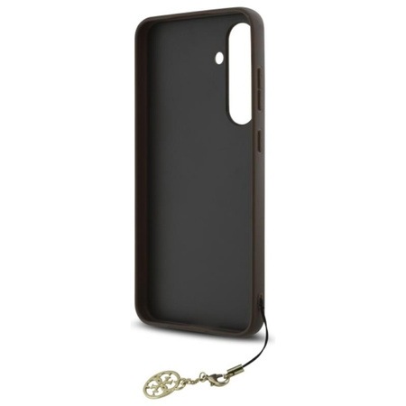 Guess 4G Charms Collection - Etui Samsung Galaxy S24 FE (brazowy) (GUHCS24FEGF4GBR)
