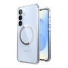 Speck Presidio Perfect-Clear Magnet - Etui Samsung Galaxy S25+ / S24+ MagSafe (Clear / Chrome Finish / Serene Silver) (150885-3199)