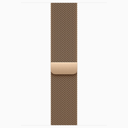 Apple Watch Series 10 GPS + Cellular 46mm Koperta z tytanu w kolorze złotym, bransoleta mediolańska w kolorze złotym - M/L (MX003ET/A)