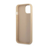 Guess Saffiano Triangle Logo Case – Etui iPhone 14 (beżowy) (GUHCP14SPSATLE)