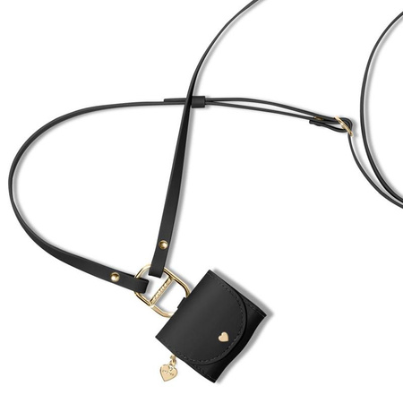 Spigen Cyrill Mini Bag - Etui z paskiem do Apple AirPods 4 (Czarny) (ACS08651)