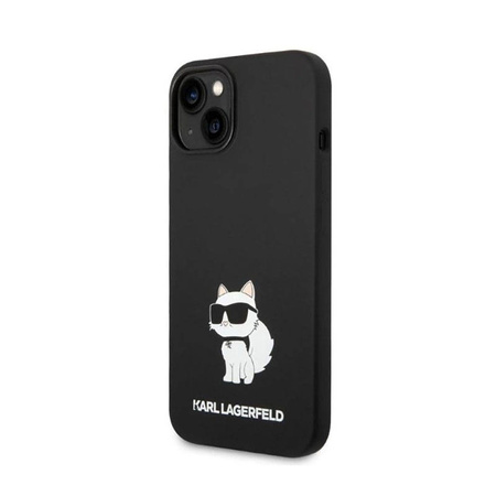 Karl Lagerfeld Silicone NFT Choupette - Etui iPhone 14 Plus (czarny) (KLHCP14MSNCHBCK)