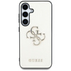Guess Grained Big 4G Logo Small Classic Logo - Etui do Samsung Galaxy S25 (beżowy) (GUHCS25SPGT4MBE)