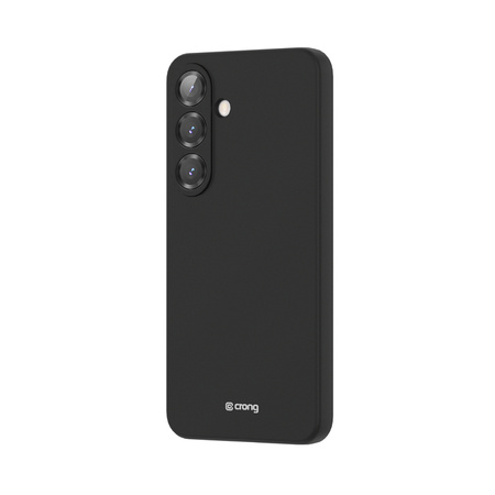 Crong Color Cover - Etui Samsung Galaxy S25+ (czarny) (CRGCOLRSGS25PBLK)