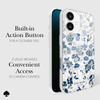 Kate Spade New York Protective Gems MagSafe - Etui iPhone 16 (Flowerbed Blue) (KS054338)