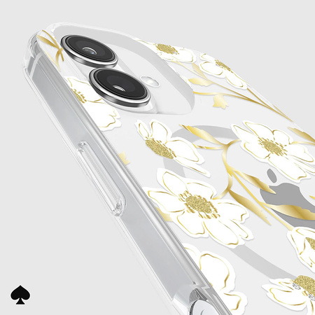 Kate Spade New York Protective Gems MagSafe - Etui iPhone 16 (Sunshine Floral) (KS054342)