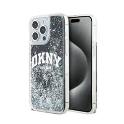 DKNY Liquid Glitter Big Logo - Etui iPhone 14 Pro Max (czarny) (DKHCP14XLBNAEK)
