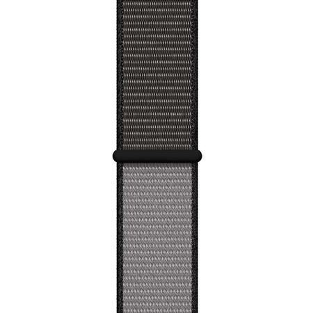 Crong Nylon - Pasek sportowy do Apple Watch 44/45/46/49 mm (Night Grey) (CRG44NLBAGR)