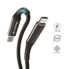 Crong Armor Link - Kabel 100W PD 5A USB-C do USB-C 200cm (czarny) (CRG-AL200USCC-BLK)