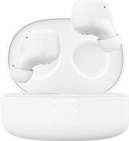 Belkin SOUNDFORM BoltTrue Wireless Earbuds - White Słuchawki bezprzewodowe (AUC009BTWH)