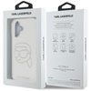 Karl Lagerfeld IML Rhinestones Karl Head - Etui do iPhone 16 (przezroczysty) (KLHCP16SHKHDCELT)