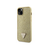Guess Rhinestone Triangle - Etui iPhone 14 Plus (złoty) (GUHCP14MHDGTPD)