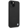 BMW Liquid Silicone Case Metal Logo – Etui iPhone 14 (Czarny) (BMHCP14SSILBK)
