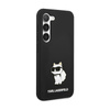 Karl Lagerfeld Silicone Choupette - Etui Samsung Galaxy S24+ (czarny) (KLHCS24MSNCHBCK)