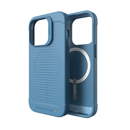 Gear4 Havana Snap - obudowa ochronna do iPhone 14 Pro kompatybilna z MagSafe (blue) (702010062)