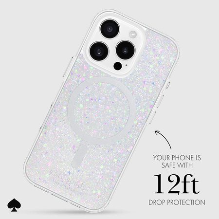 Kate Spade New York Protective MagSafe - Etui iPhone 16 Pro (Chunky Glitter) (KS054956)