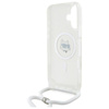 Karl Lagerfeld IML Choupette Head & Cord MagSafe - Etui iPhone 16 (przezroczysty) (KLHMP16SHCCHNT)
