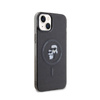Karl Lagerfeld Karl & Choupette Glitter Magsafe - Etui iPhone 15 (czarny) (KLHMP15SHGKCNOK)