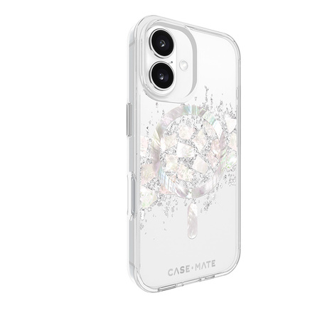 Case-Mate Karat MagSafe - Etui iPhone 16 zdobione masą perłową (A Touch of Pearl) (CM054336)