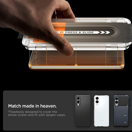 Spigen GLAS.TR EZ Fit Pro - Szkło hartowane do Samsung Galaxy S25 Edge (AGL09411)