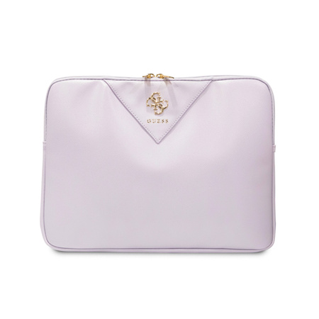 Guess Triangle 4G Sleeve - Etui na notebooka 13" / 14" (fioletowy) (GUCS14ZPGSTEGU)
