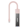 Unitek hub dwukierunkowy USB C/USB A 5Gbps, 4x USB A różowy (H1319APK01)