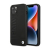 BMW Leather Hot Stamp – Etui iPhone 14 Plus (Czarny) (BMHCP14MSLLBK)