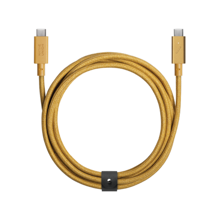 Native Union Belt Cable Pro 240W - kabel USB-C - USB-C, 2,4 m (kraft) (BELT-PRO2-KFT-NP)