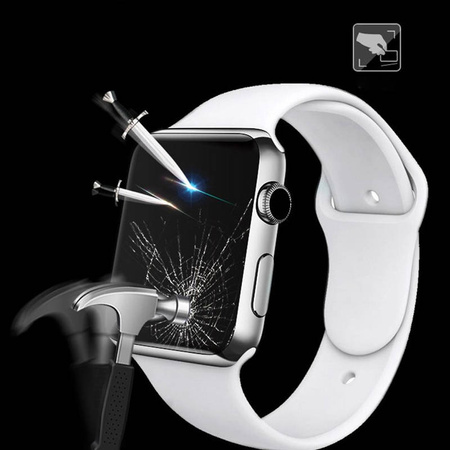 Mocolo 3D Glass Full Glue - Szkło ochronne na ekran Apple Watch 7/8 45 mm (PG6512)