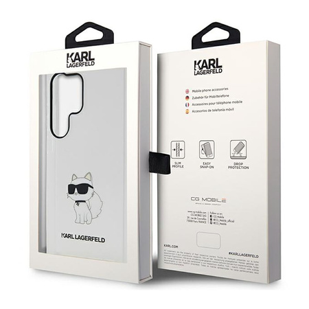 Karl Lagerfeld IML NFT Choupette - Etui Samsung Galaxy S23 Ultra (przezroczysty) (KLHCS23LHNCHTCT)