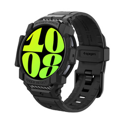 Spigen Rugged Armor Pro - Pasek + etui do Samsung Galaxy Watch 7 40 mm (Matte Black) (ACS08336)