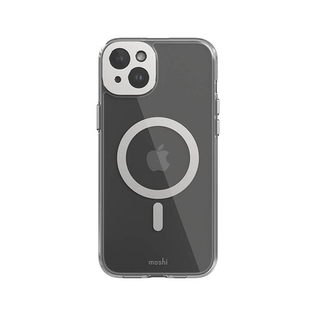 Moshi iGlaze MagSafe - Etui iPhone 15 Plus (Luna Silver) (99MO231002)