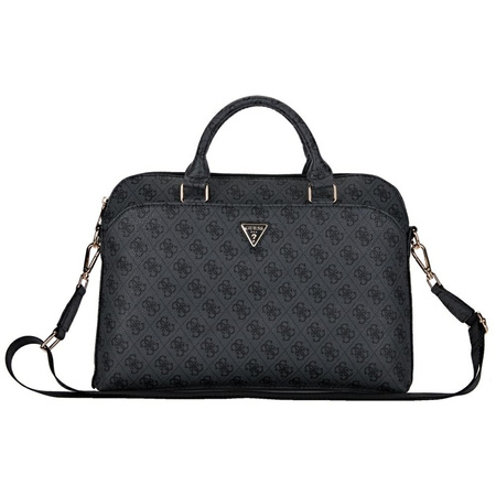 Guess 4G Zipper Pocket Triangle Logo - Torba na notebooka 15" (czarny) (GUCB15P4DPTK)