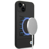 BMW Silicone Signature Logo Magsafe - Etui iPhone 14 Plus (czarny) (BMHMP14MSLBLBK)