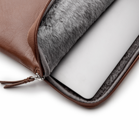 Trunk 14" MacBook Pro Sleeve - skórzane etui ochronne do MacBook 14" (brown) (TR-LEAALSPRO14-BRW)