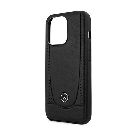 Mercedes Leather Urban Line - Etui iPhone 15 Pro Max (czarny) (MEHCP15XARMBK)