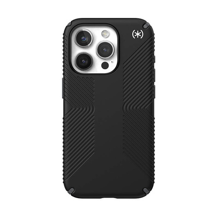 Speck Presidio2 Grip Magsafe - Etui iPhone 15 Pro (Black / Slate Grey / White) (150563-3205)