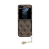 Guess 4G Charms Collection - Etui do Samsung Galaxy Z Flip 5 (brązowy) (GUHCZF5GF4GBR)