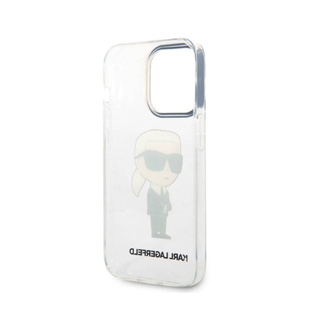 Karl Lagerfeld IML NFT Ikonik - Etui iPhone 14 Pro Max (przezroczysty) (KLHCP14XHNIKTCT)