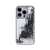 Guess Sequin Script Metal - Etui iPhone 15 Pro (srebrny) (GUHCP15LPSFDGSS)