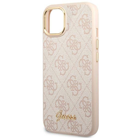 Guess 4G Metal Camera Outline Case – Etui iPhone 14 Plus (Różowy) (GUHCP14MHG4SHP)