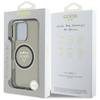 Guess IML Metal Mountain Logo MagSafe - Etui do iPhone 16 Pro Max (czarny) (GUHMP16XHFGTMSLSK)