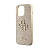 Guess Glitter Script Big 4G - Etui iPhone 13 Pro (złoty) (GUHCP13LHG4SGD)
