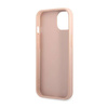 Guess Saffiano Triangle Logo Case – Etui iPhone 14 Plus (różowy) (GUHCP14MPSATLP)
