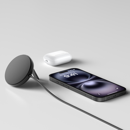 Belkin Ładowarka magnetyczna, Qi2 15W, rozkładana, czarna (WIA011HQBK)