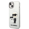 Karl Lagerfeld IML Glitter NFT Karl & Choupette - Etui iPhone 14 Plus (przezroczysty) (KLHCP14MHNKCTGT)