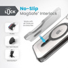 Speck Presidio Perfect-Clear ClickLock & MagSafe - Etui iPhone 16e / iPhone 15 / iPhone 14 / iPhone 13 (Clear / Frosted Black / Slate Grey) (150441-3233)