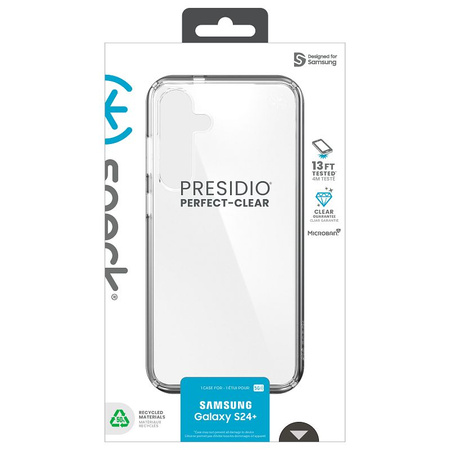 Speck Presidio Perfect-Clear - Etui Samsung Galaxy S24+ (Clear/Clear) (150617-5085)